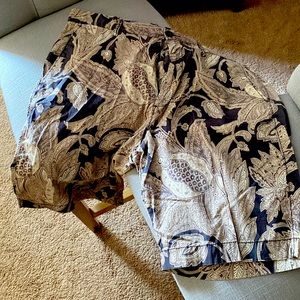 J Crew printed shorts